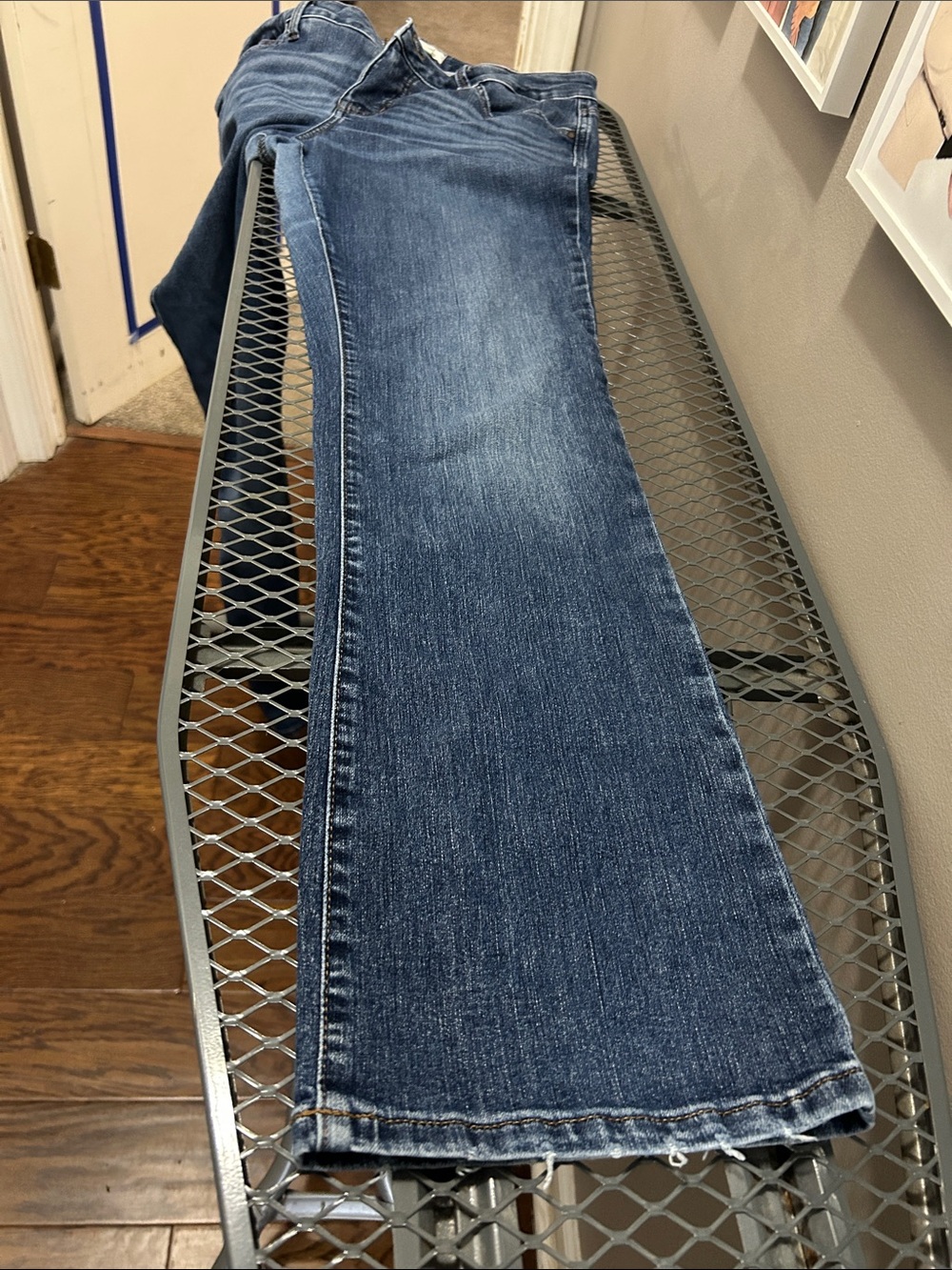 Maurices Women's Dark Blue Flare Jeans